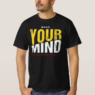 Camiseta Mantenha ou design seu próprio T-Shirt