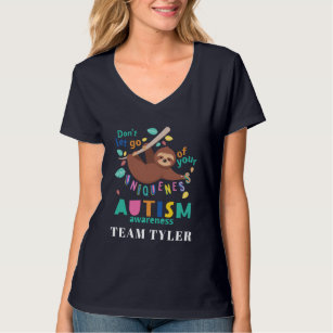 Camiseta Mantenha-Se À Sua Consciência Única E Autismo