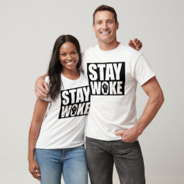 Camiseta Mantenha-se Acordado