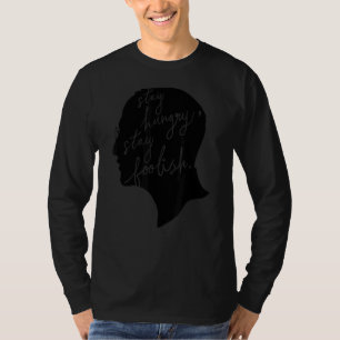 Camiseta Mantenha-se apaixonado por motivos motivacionais M