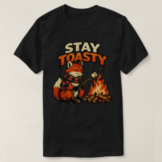 Camiseta “Mantenha-se aquecido ” design Clever Fox 