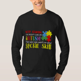 Camiseta Mantenha-Se Atento A Crianças Autistas Autismo Aco