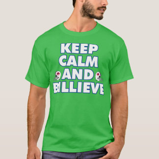 Camiseta mantenha-se calmo e bilheeve 1