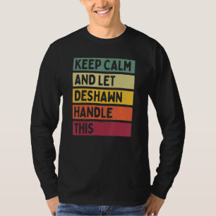 Camiseta Mantenha-Se Calmo E Deixe Desenhar Lidar Com Esta