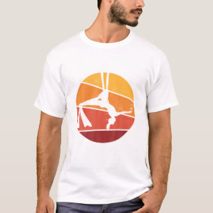 Camiseta Mantenha-Se Calmo E Faça O ginasta Acrobat Gymnas