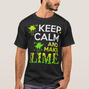 Camiseta Mantenha-Se Calmo E Faça Slima Mais Longe 