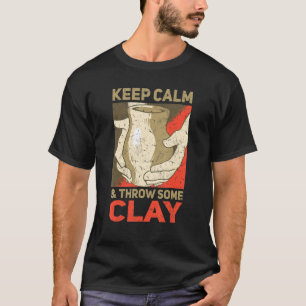 Camiseta Mantenha-Se Calmo E Jogue Cerca Potência De Caimen