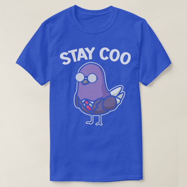 Camiseta Mantenha-Se Coo Pigeon Lover Bird Whisperer Voando (Frente do Design)