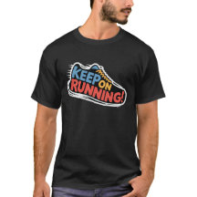 Mantenha-se Correndo Design de Fitness Motivaciona