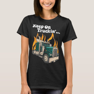 Camiseta Mantenha-Se Em Caminhão Carro Clássico Fora De Dri