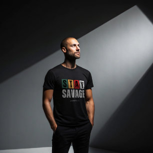 Camiseta Mantenha-se em T-Shirt   Gymwear Alfa Mindset