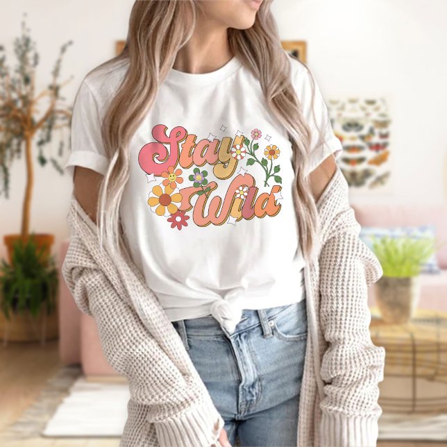 Camiseta Mantenha-Se Em T-Shirt Selvagem, Vibes Positivos (Criador carregado)