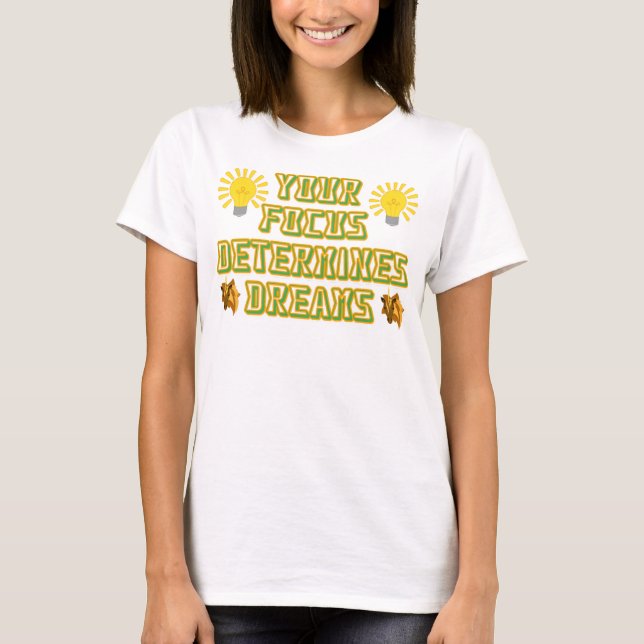 Camiseta mantenha-se focado (Frente)