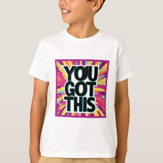 Camiseta Mantenha-se inspirado - Designs motivacionais e de