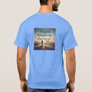 Camiseta Mantenha-se inspirado - Designs motivacionais e de