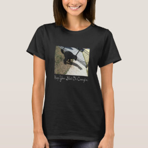 Camiseta Mantenha-Se No Covington Dog Mascot Skater