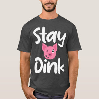 Camiseta Mantenha-se Oink Pig Proprietário de Porcos Premiu