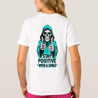 Camiseta Mantenha-se Positivo – Motivacional Inspirador 