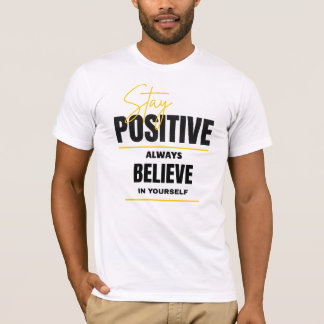 Camiseta Mantenha-Se Positivo Vibes Tee