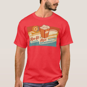 Camiseta Mantenha-se Real Cinema Fã de Filmes Cinephile Fil