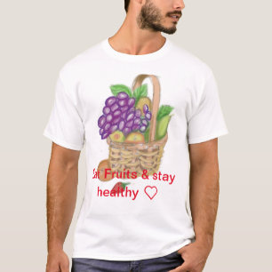 Camiseta Mantenha-se saudável em vigor