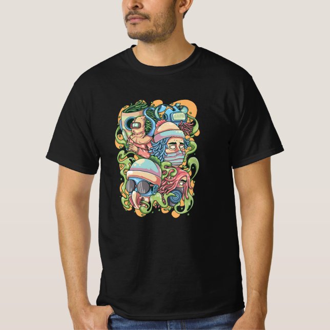 Camiseta Mantenha-se seguro (Frente)
