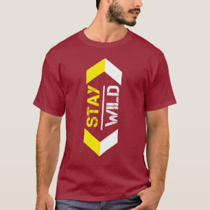 Camiseta Mantenha-Se Selvagem Com T-Shirt - Adventure Inspi