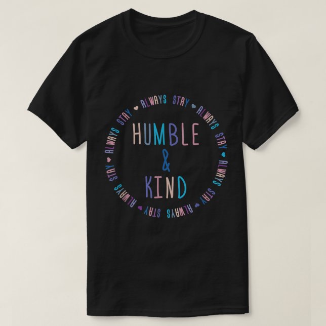 Camiseta Mantenha-se sempre humilde e simpático Colossianos (Frente do Design)
