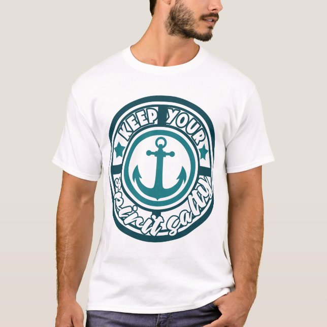 Camiseta Mantenha Seu Espírito Salgado (Frente)