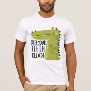 Camiseta Mantenha seus dentes limpos