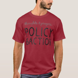 Camiseta Mantenha seus pensamentos e orações Controle de