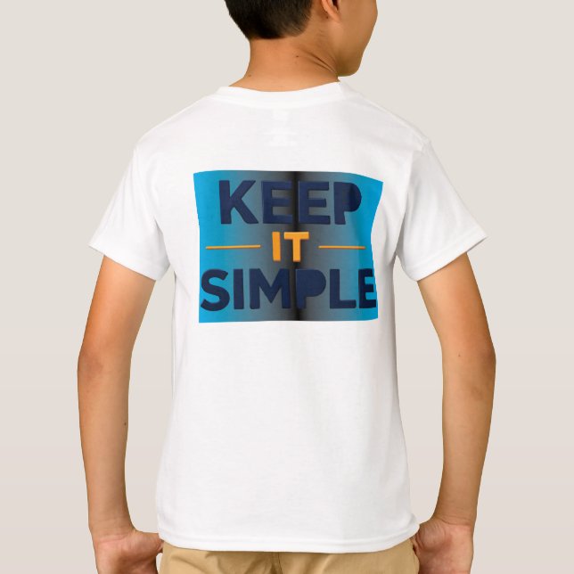 Camiseta Mantenha Simples (Verso)