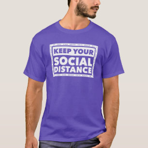Camiseta Mantenha sua distância social