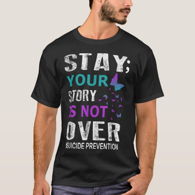 Camiseta Mantenha Sua História Não Está Sobre A Prevenção A (Frente)