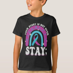 Camiseta Mantenha Sua História Não Sobre A Prevenção Ao Sui