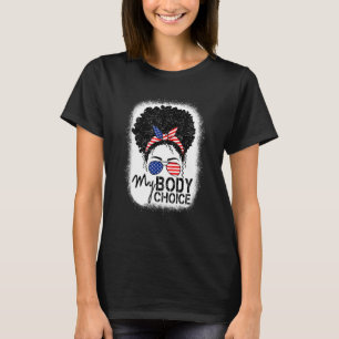 Camiseta Mantenha suas leis longe do meu corpo Mensagem Bun