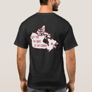 Camiseta Mantenha Suas Mãos Pequenas Do Meu País