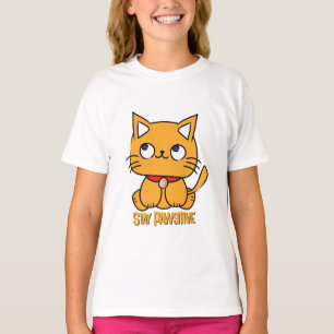 Camiseta Mantenha um desenho animado para crianças