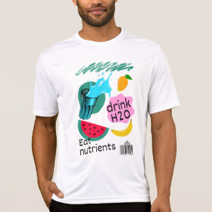 CAMISETA MANTENHA UMA FOTO MODERNA DE PAI SAUDÁVEL