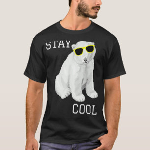 Camiseta Mantenham-se Legal, bichos-da-bico-polar, no inver