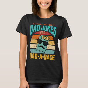 Camiseta Mantenho Todas As Piadas Do Meu Pai Em Um Fa De Vi