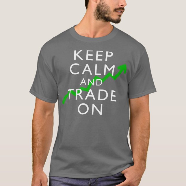 Camiseta Manter A Calidez E O Comércio No Mercado De Valore (Frente)