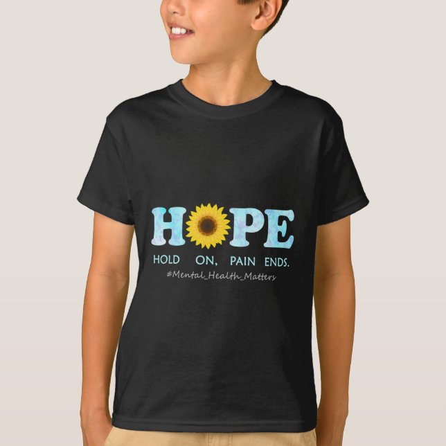 Camiseta Manter A Consciência Da Saúde Mental (Frente)