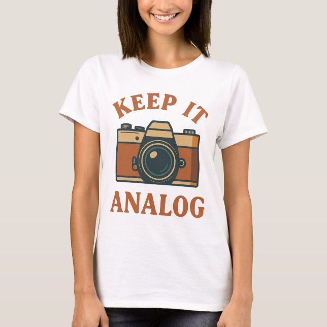Camiseta Manter analógico (Frente)