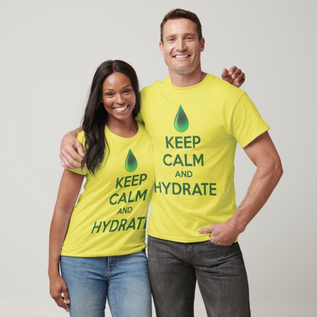 Camiseta Manter Calma E Hidratar (Unissex)
