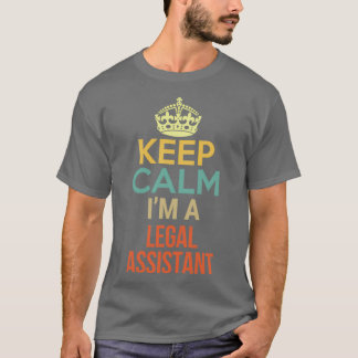 Camiseta Manter Calma Ix27m Um Assistente Jurídico