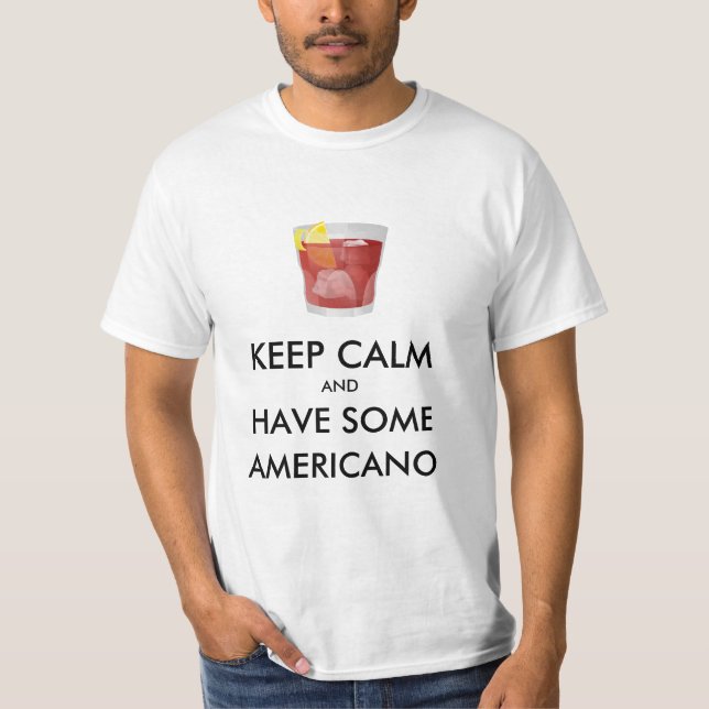 Camiseta Manter Calmo - Americano (Frente)