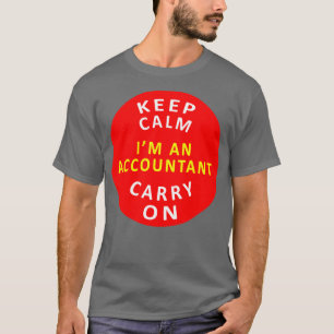 Camiseta Manter Carregar Calmo No Contador