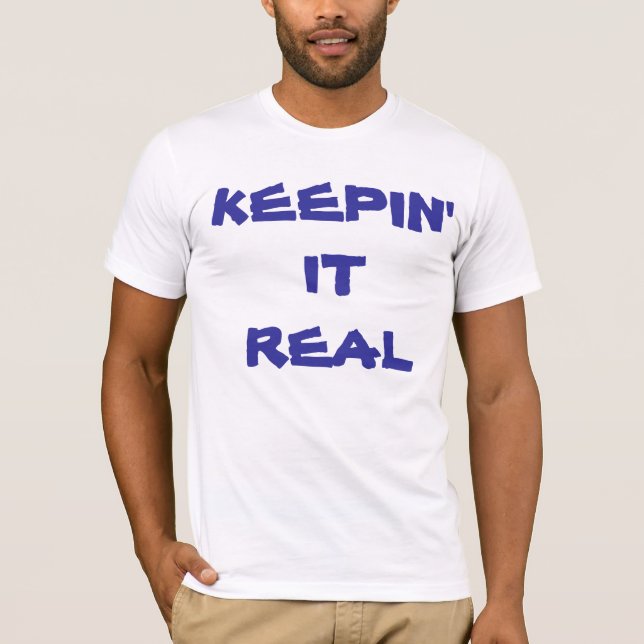 CAMISETA MANTER ISSO REAL (Frente)