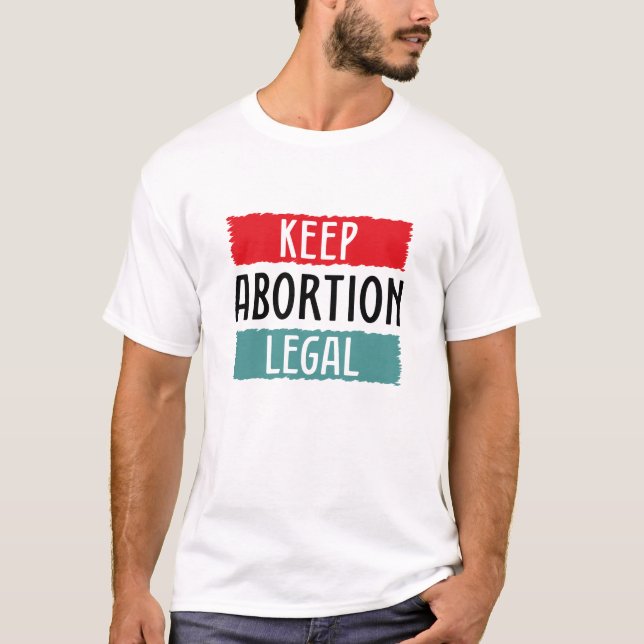 Camiseta Manter Legalidade do Aborto (Frente)